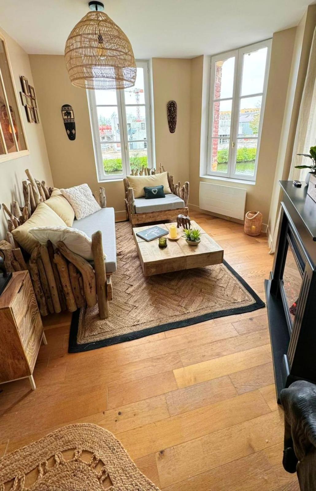 Duplex Safari Jusqu'A 4 Personnes, Spa, Cinema Et Lit Sous Les Arbres, Day Use, 10 Min Centre Amiens Exteriör bild