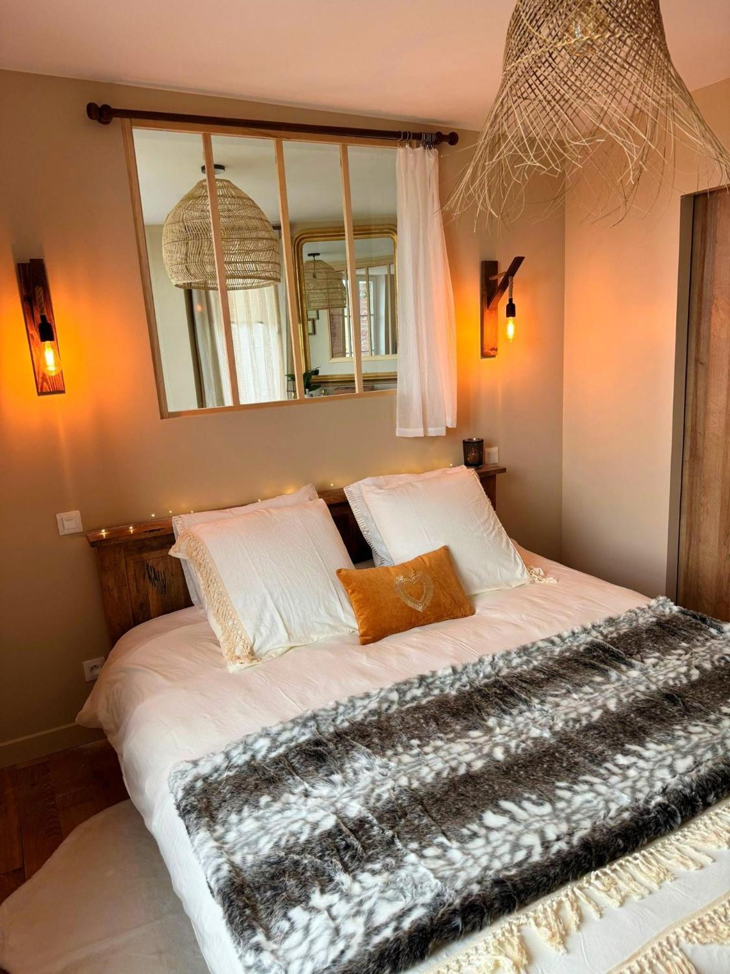 Duplex Safari Jusqu'A 4 Personnes, Spa, Cinema Et Lit Sous Les Arbres, Day Use, 10 Min Centre Amiens Exteriör bild