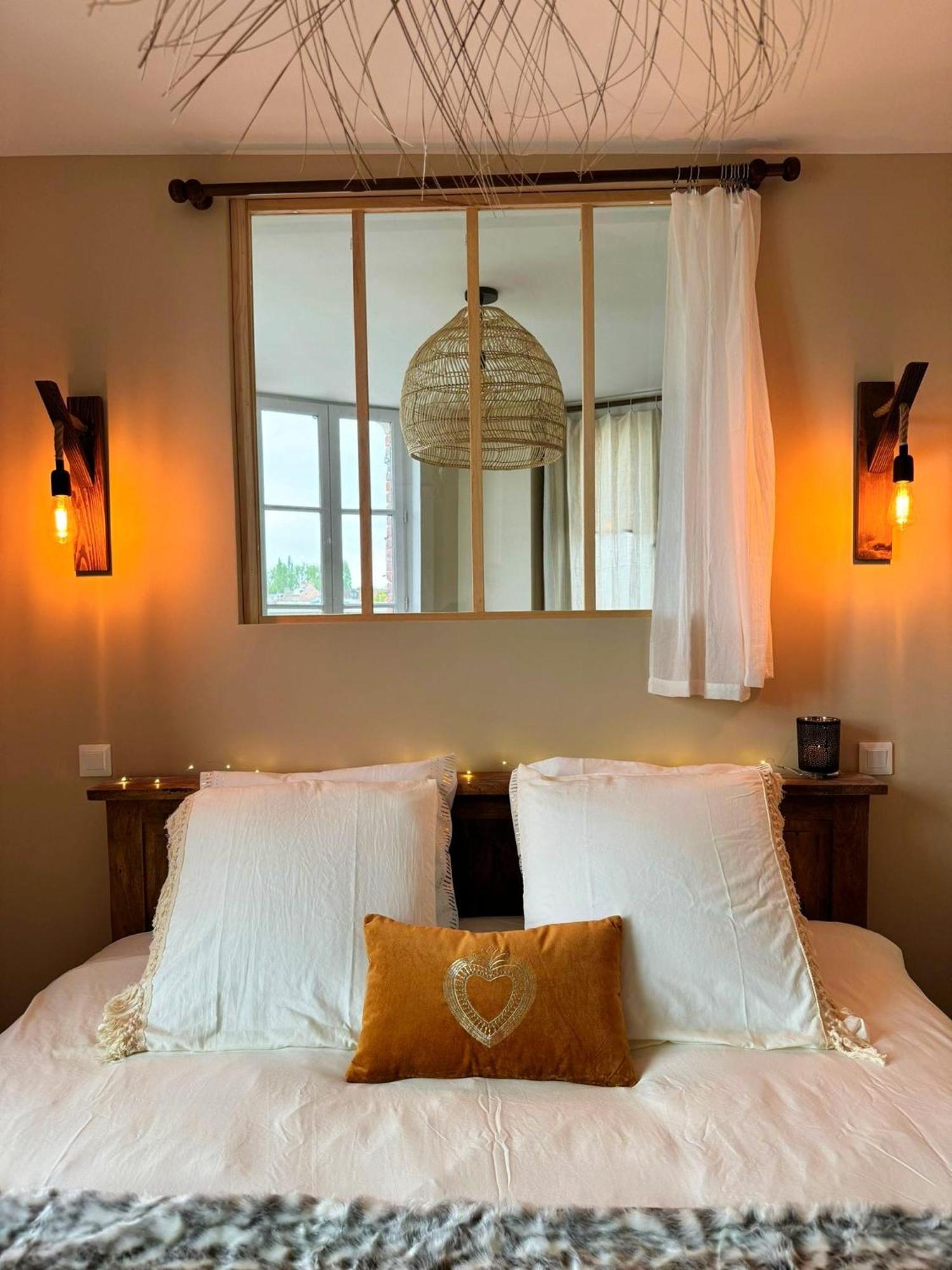 Duplex Safari Jusqu'A 4 Personnes, Spa, Cinema Et Lit Sous Les Arbres, Day Use, 10 Min Centre Amiens Exteriör bild